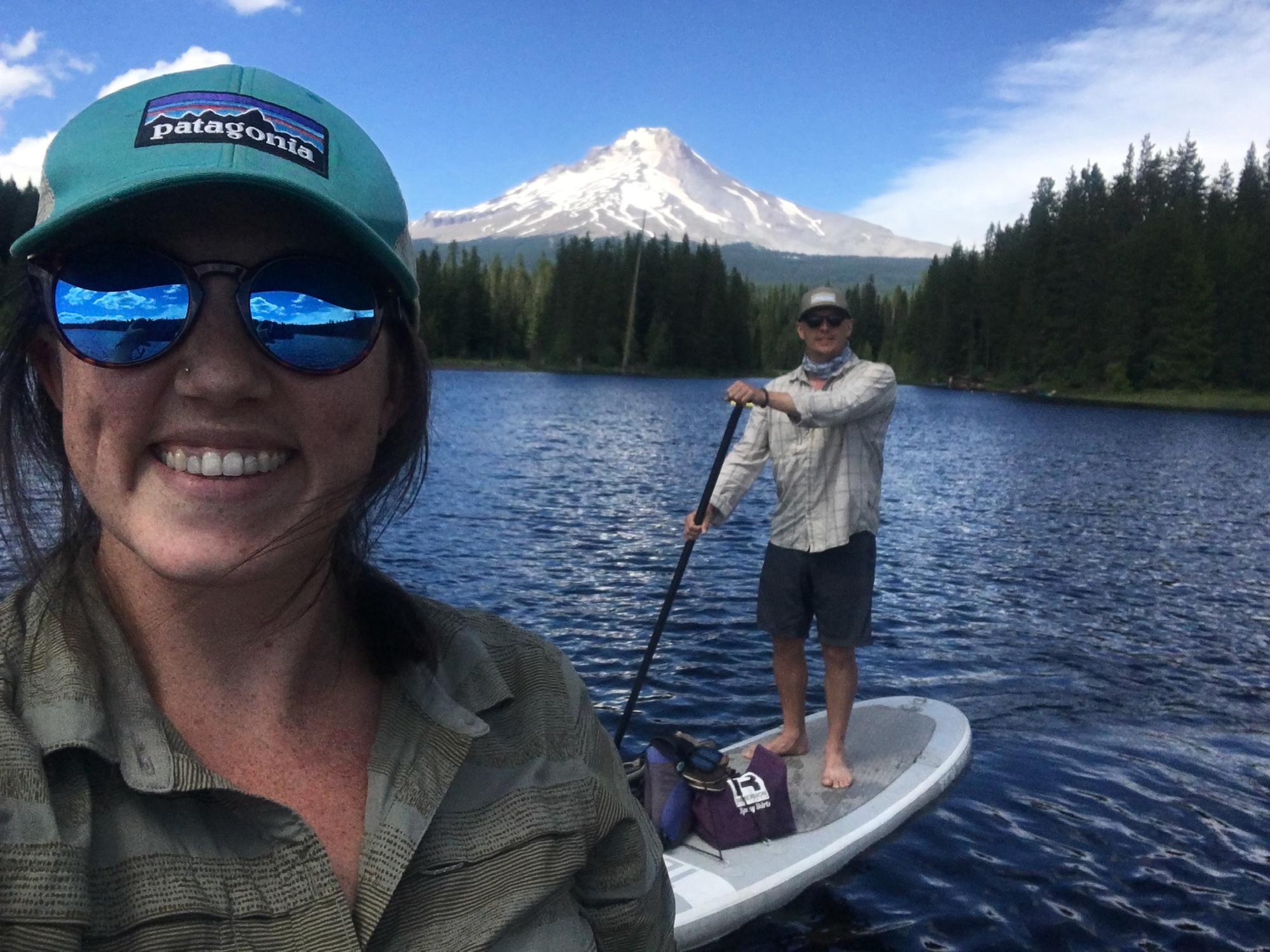 SUP at Trillium Lake, OR