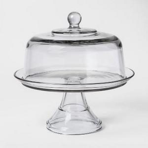 Classic Glass Cake Stand with Dome - Threshold™