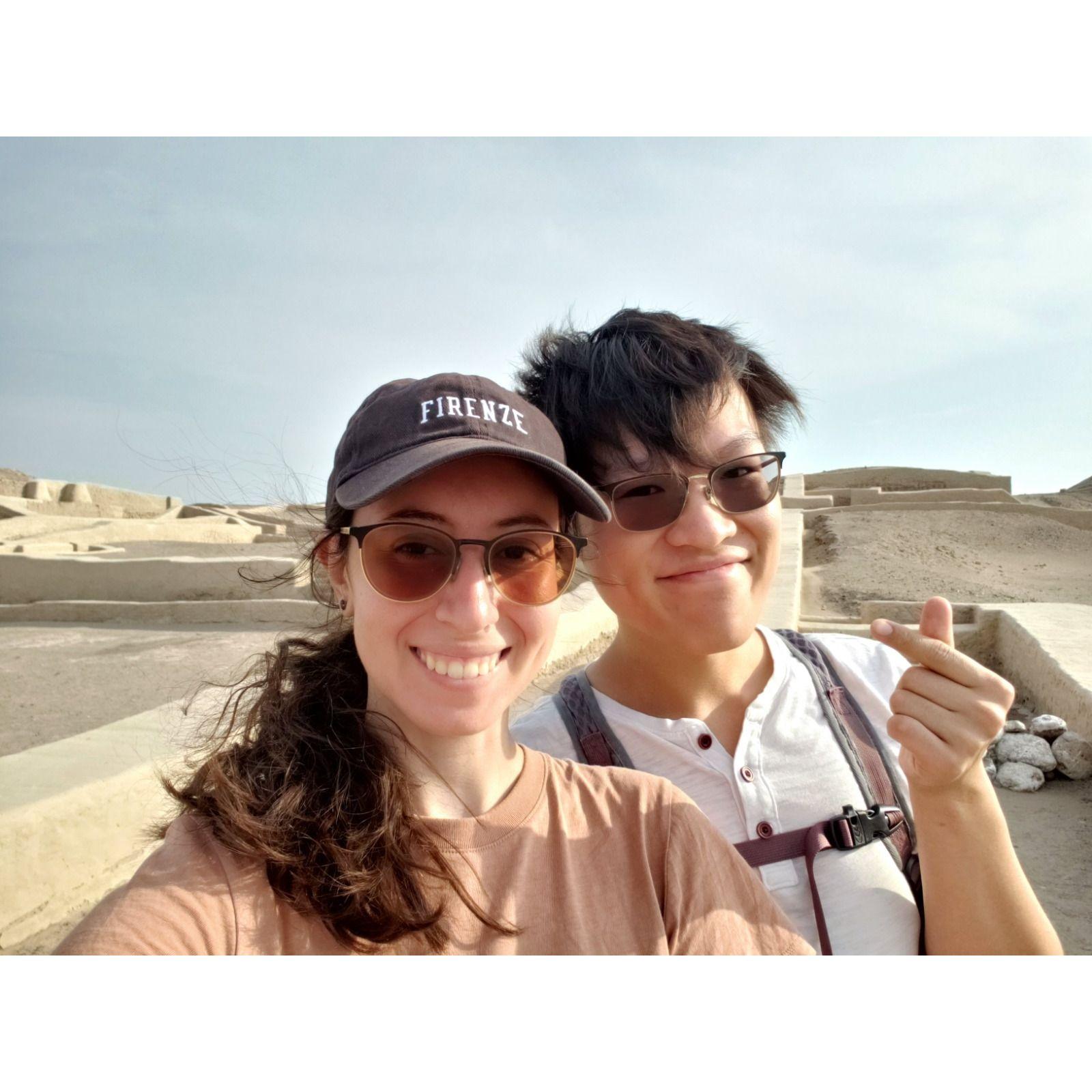 Peruvian pyramids at Cahuaci while dodging Nazca!