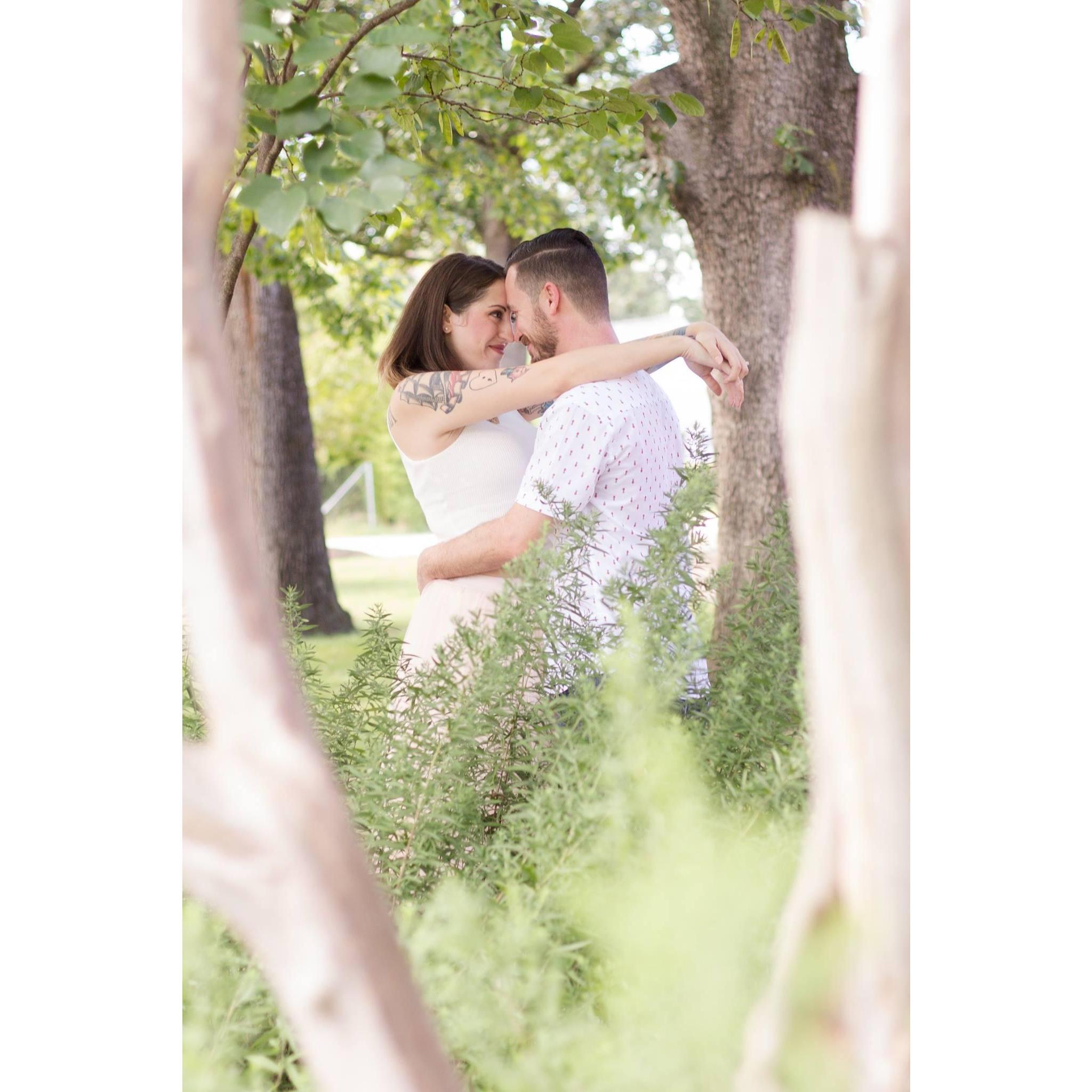 Engagemnet photo shoot August 2016.