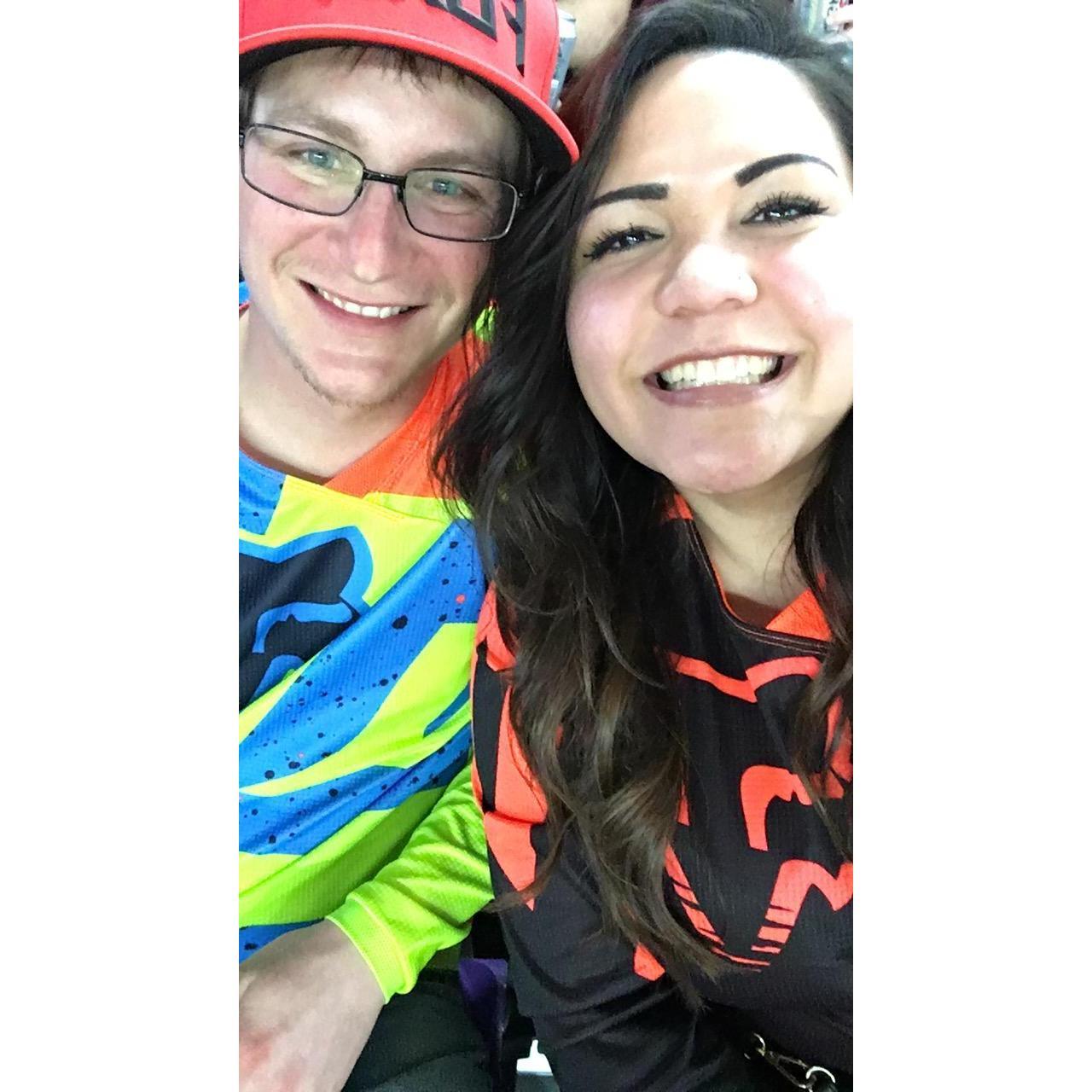 Supercross at US Bank Stadium.