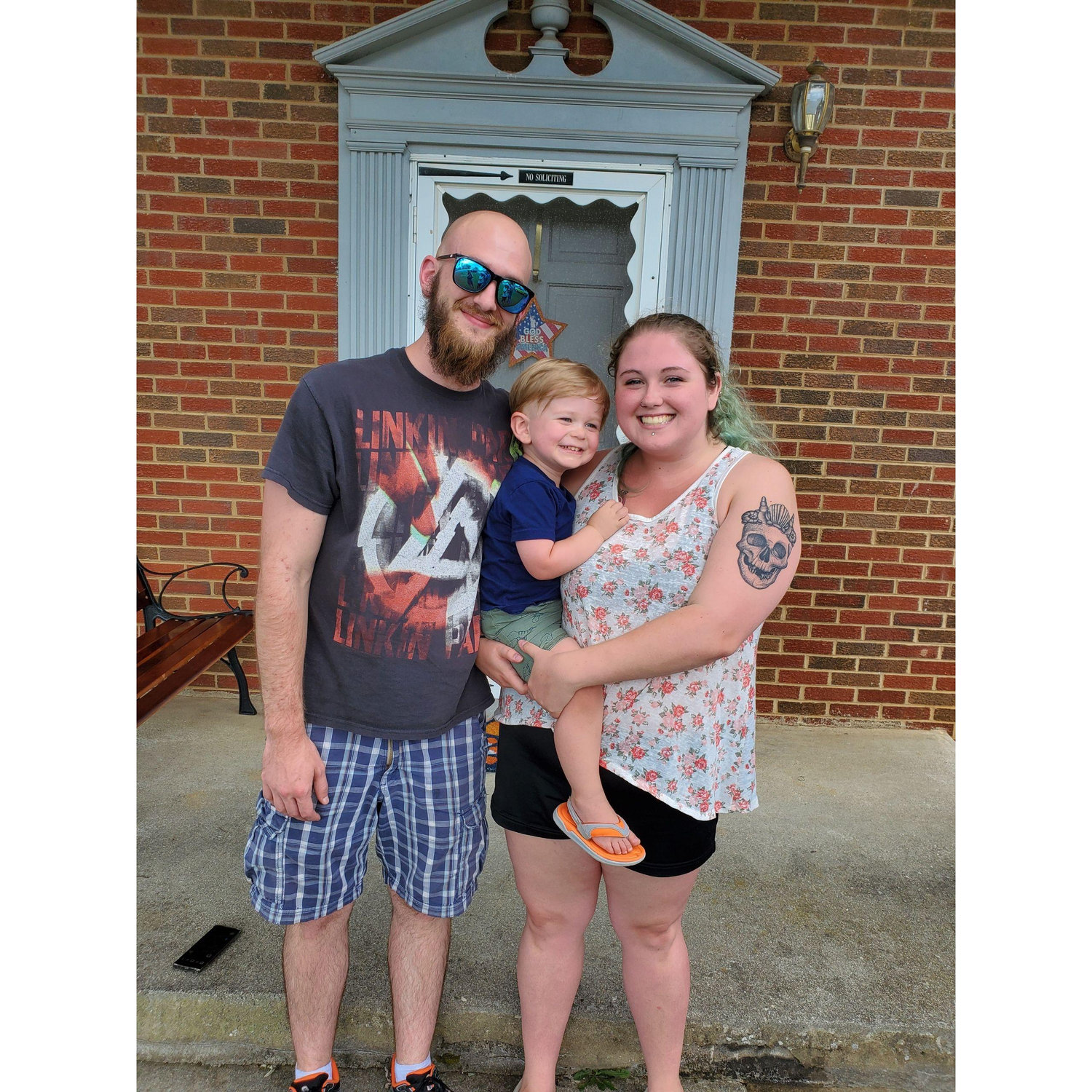 We were visiting my Granny's house in 2019