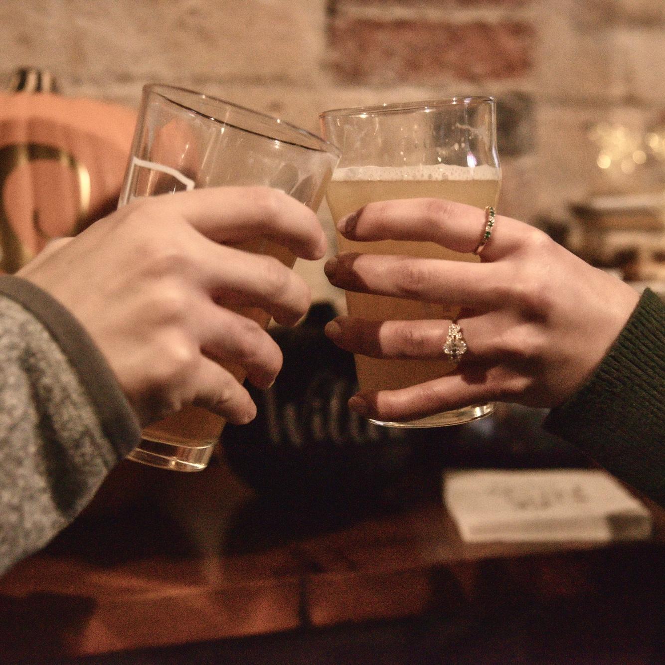 Cheers to forever!