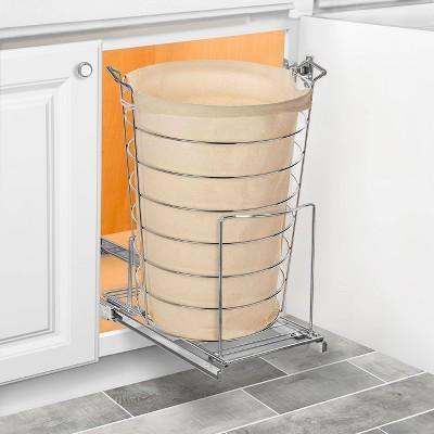 Lynk Professional Pull Out Bin Holder - Sliding Cabinet Organizer