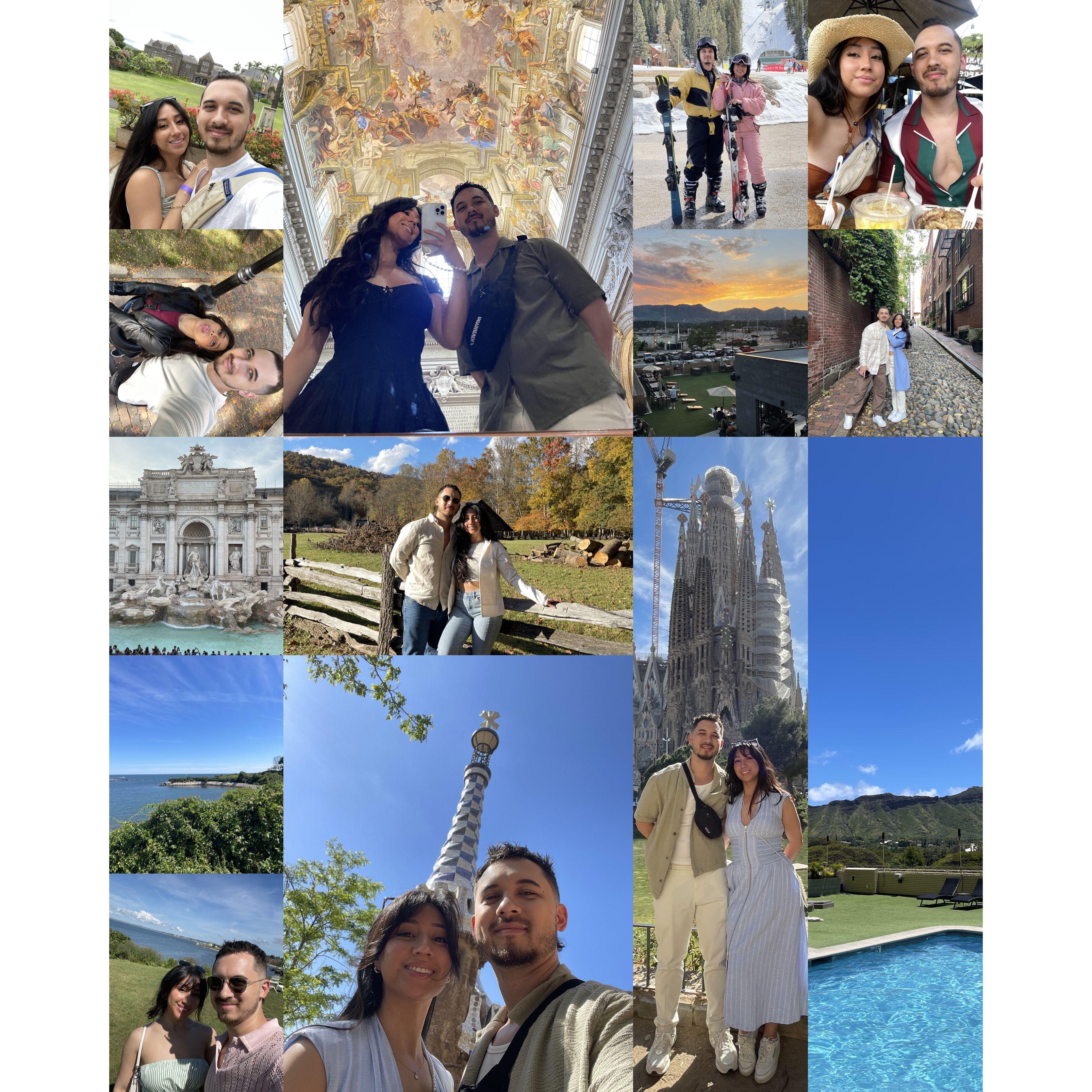 Went on many vacations together! ------ ¡Fuimos ah muchas vacaciones juntas!