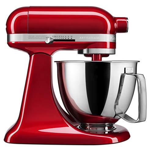 KitchenAid KSM3316XCA Artisan Mini Stand Mixers, 3.5 quart, Candy Apple Red