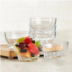 6 Piece Dessert Bowl Set - Clear