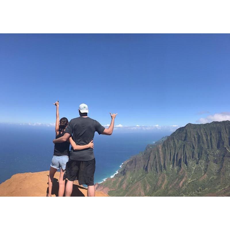 One of Graham and Carrie's favorite things to do together is hiking.