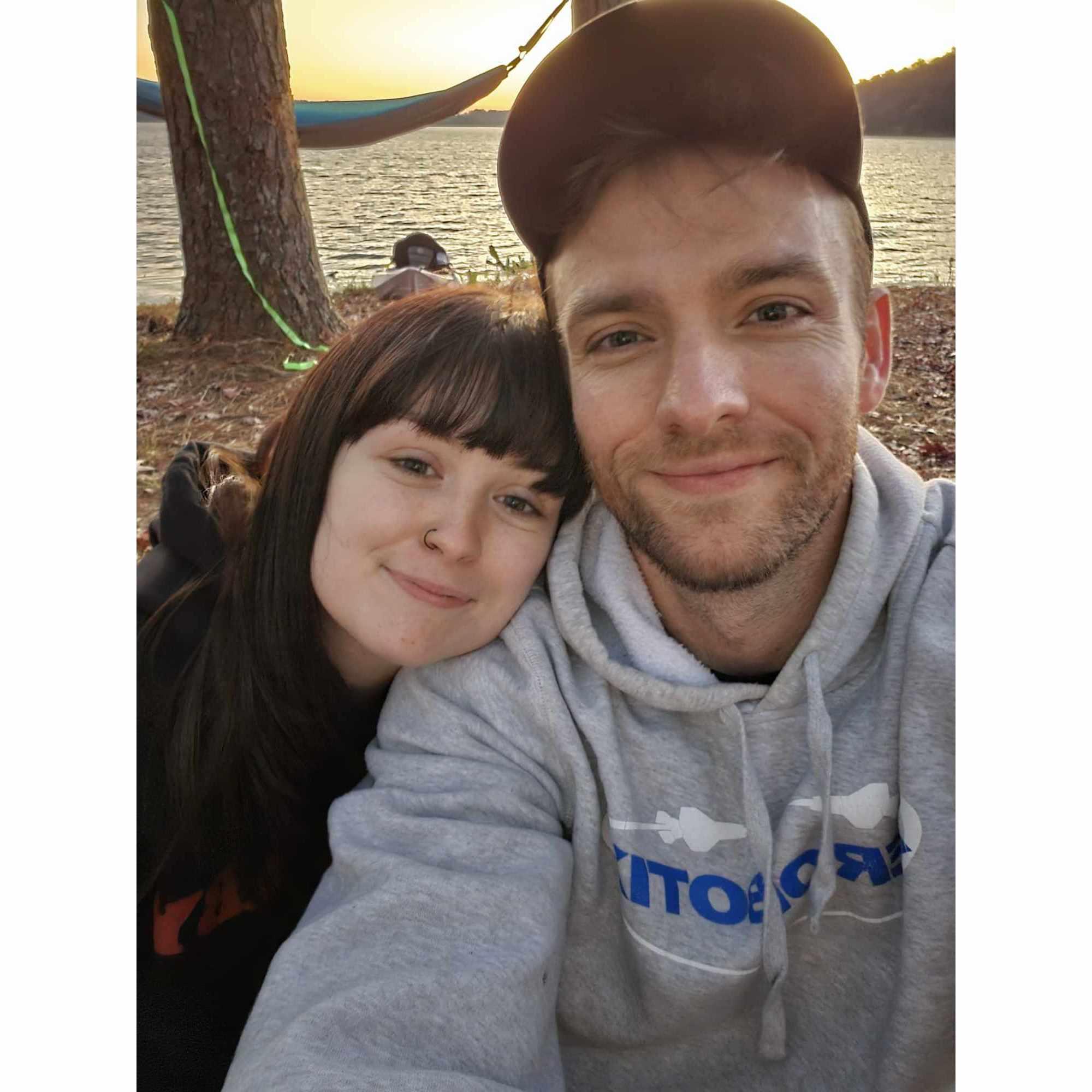 Our first time camping together 11.18.23