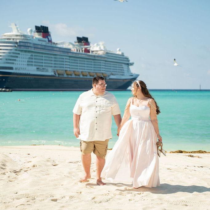 The dress was created by Alyssa's sister-in-law from the dresses of her grandmother, mother, sister, aunt, and sister-in-law!