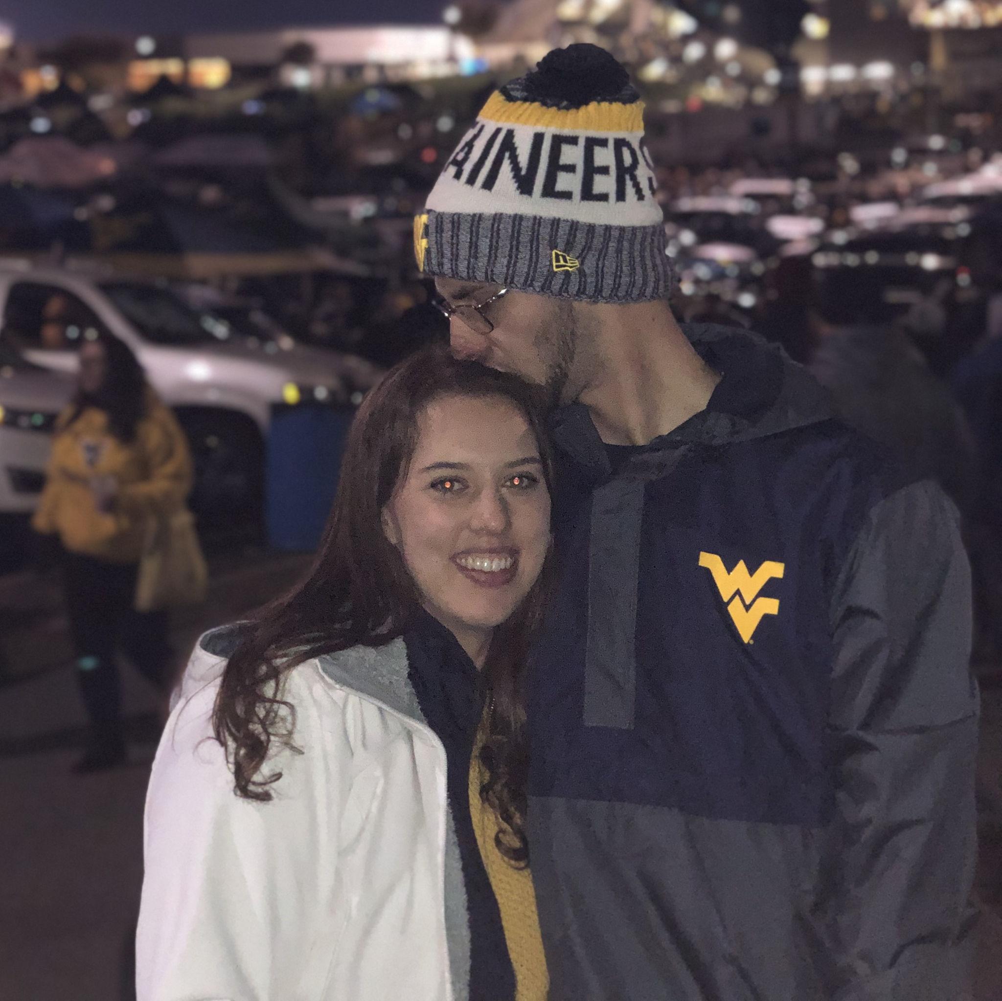 Our first photo together