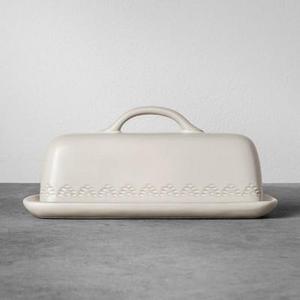Stoneware Butter Dish - Cream - Hearth & Hand™ with Magnolia