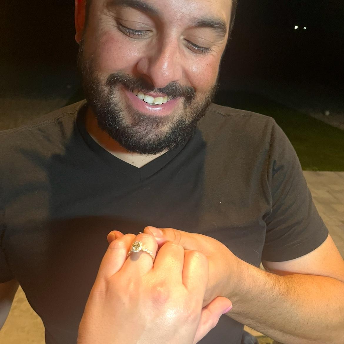 August 1, 2025. Right after saying yes I had to document the moment.