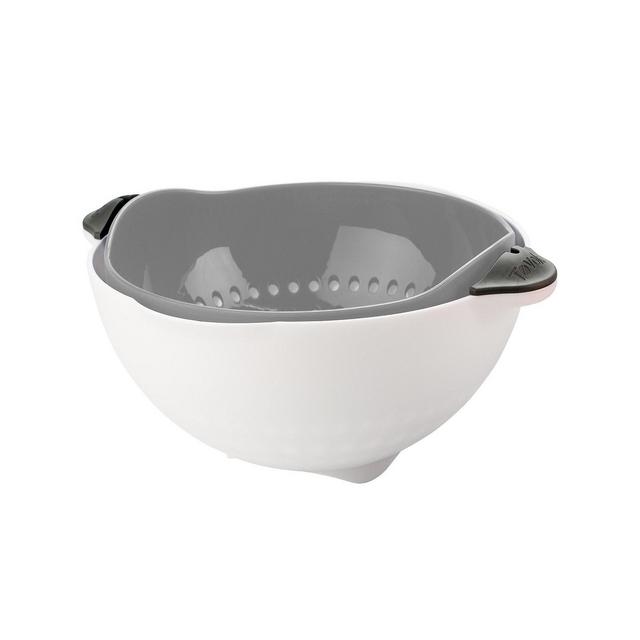 Tovolo Soak N' Strain 3.5-Qt. Colander 2-in-1 Strainer & Soaking Bowl