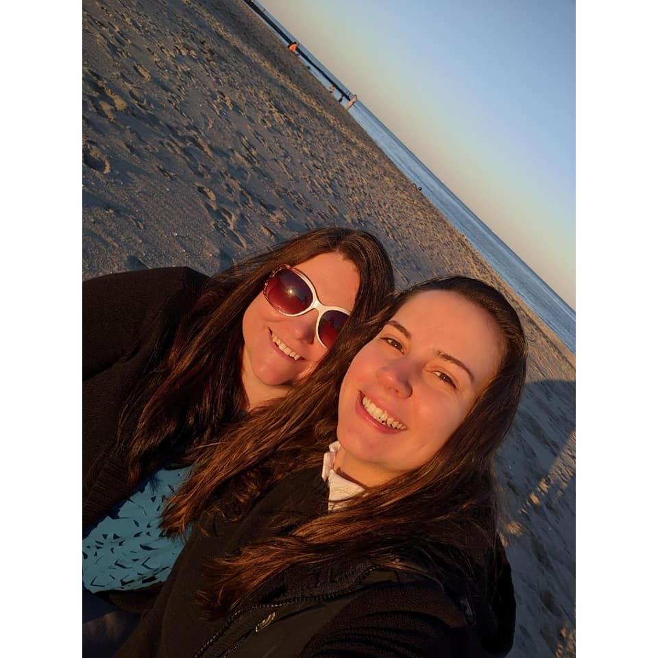 Right after Cara said, "I do" in Asbury Park.