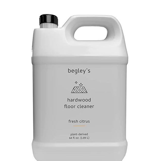 Begley's Best Earth Responsible Natural Plant-Based Hardwood Floor Cleaner, Fresh Citrus Scent, 64 oz