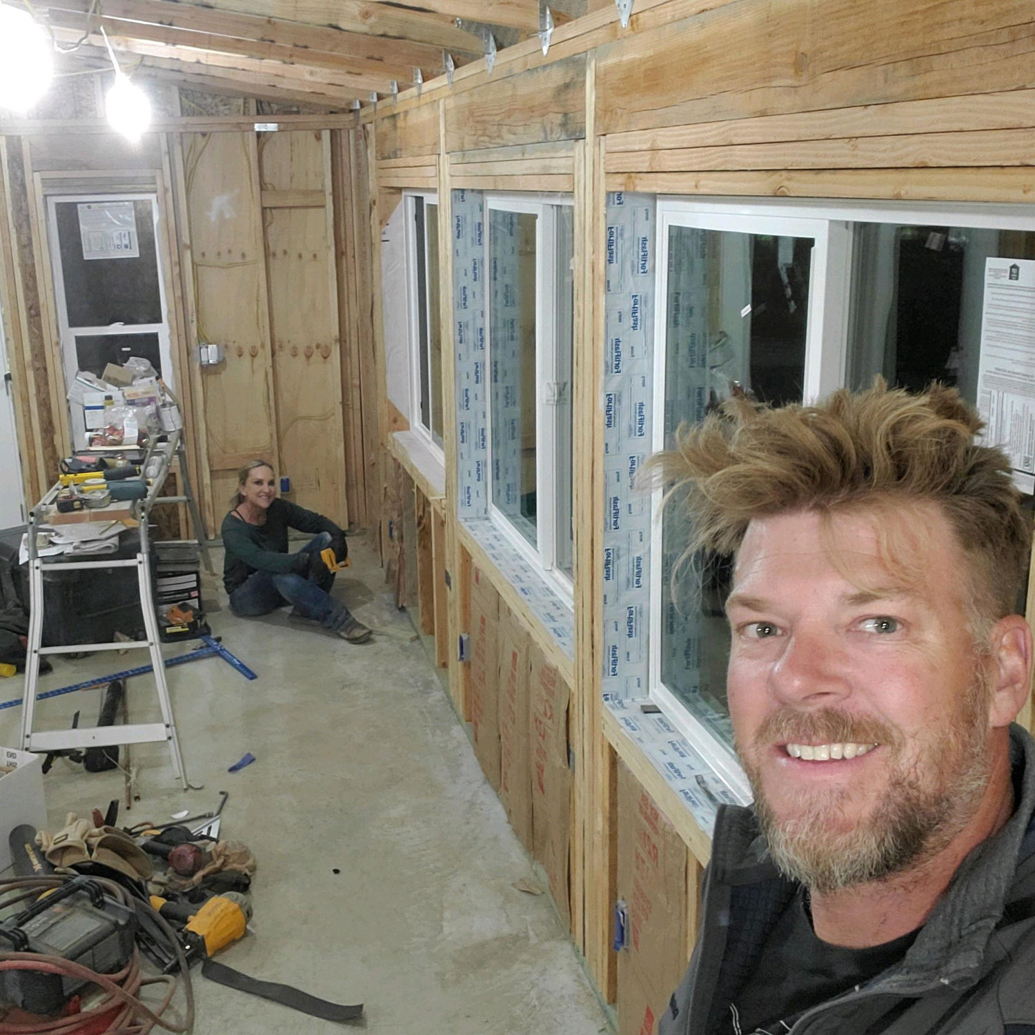 Our first year together and we were building...building our family, building our guest house, building our business and building our future.