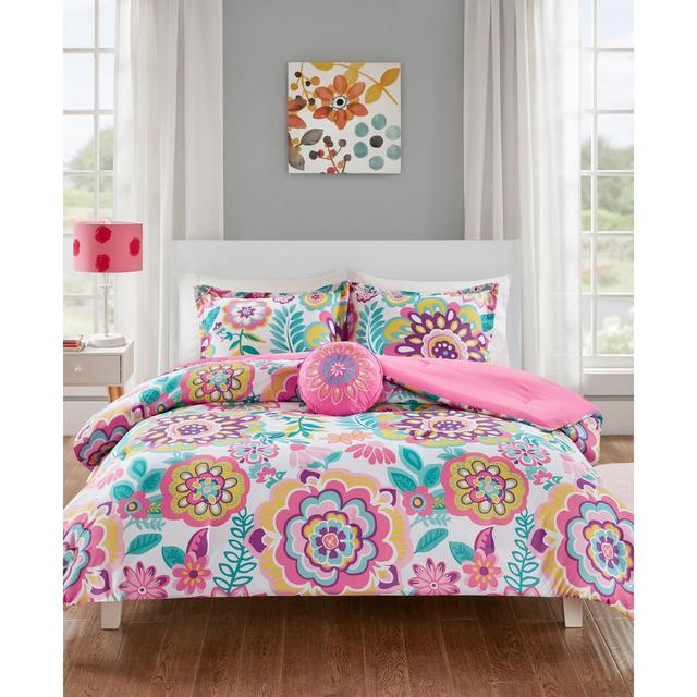 Intelligent Design Camille Floral 4-Pc. Comforter Set, Full/Queen