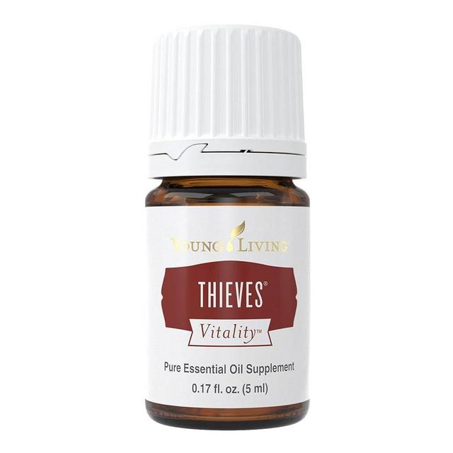 Vitality Thieves Essential Oil by Young Living - Invigorate Your Senses with this Premium Oil Blend - 5ml Bottle for Aromatic, Topical, and Dietary Use