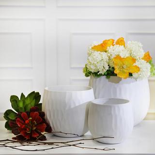 3-Piece Ceramic Planter Set