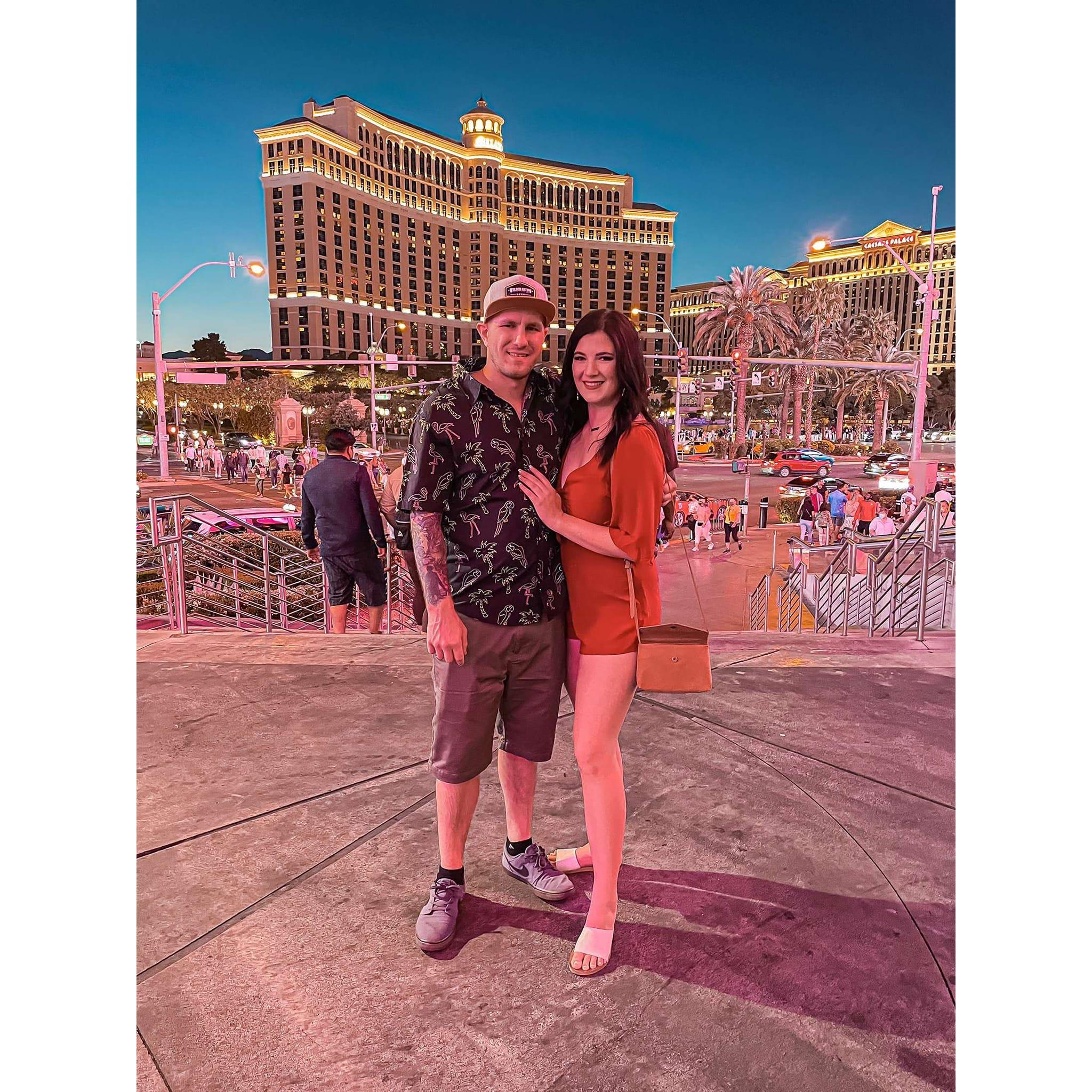 Our first trip to Vegas together