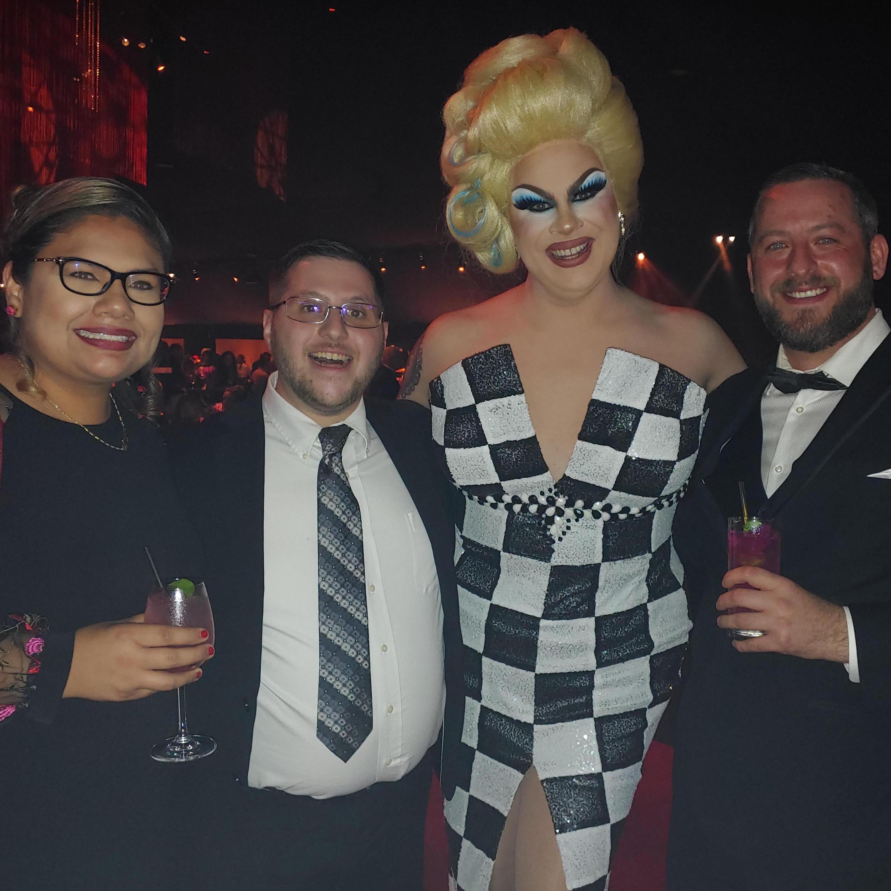 That time we, along with our friend/Wedding Officiant Simon, met the incredible Nina West, an amazing Drag Queen who won Miss Congeniality during RuPaul's Drag Race Season 11!