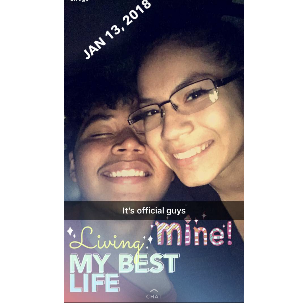 When we officially started dating!!