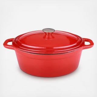 Neo Oval Cast Iron Covered Casserole