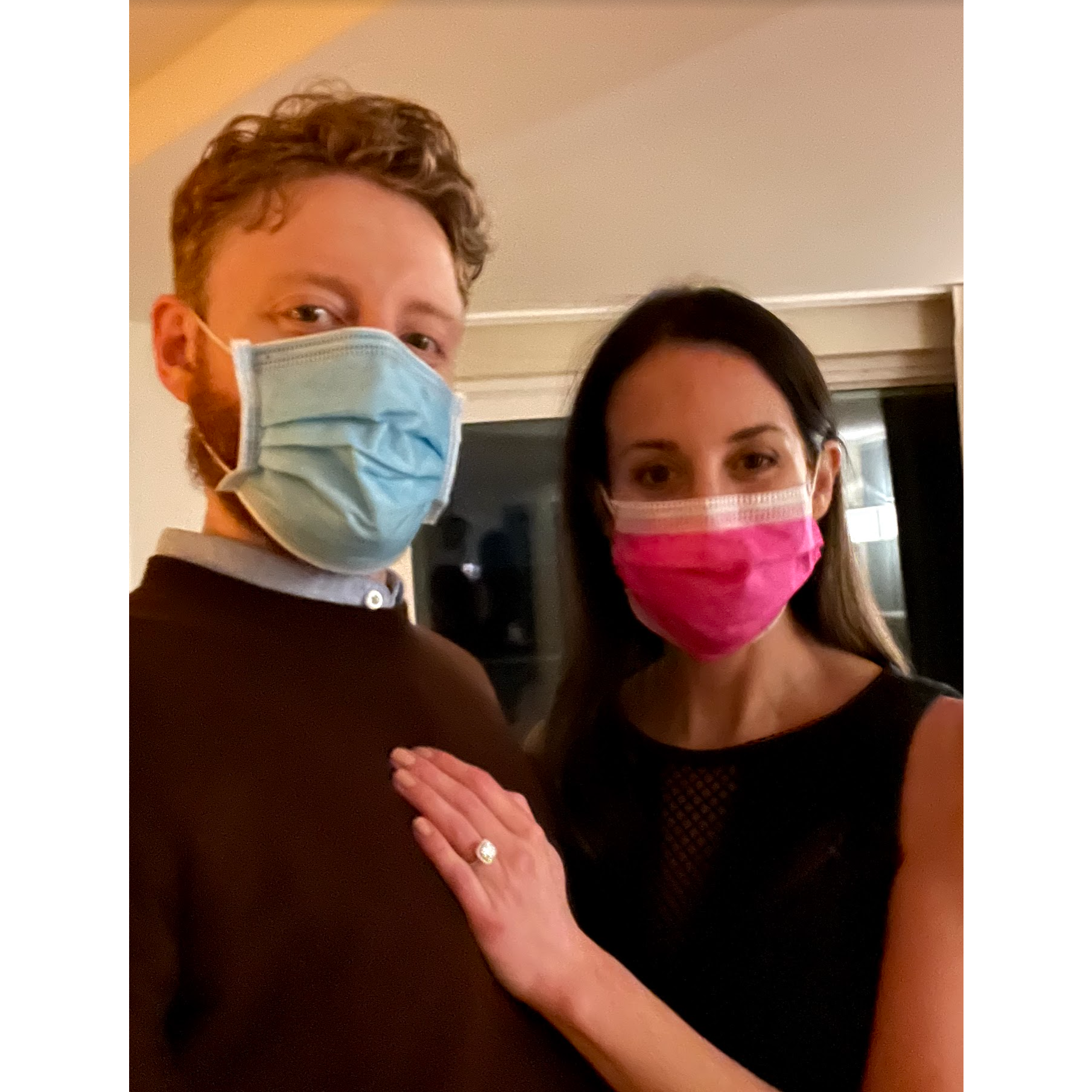 Lots of mask selfies (got to document properly)
