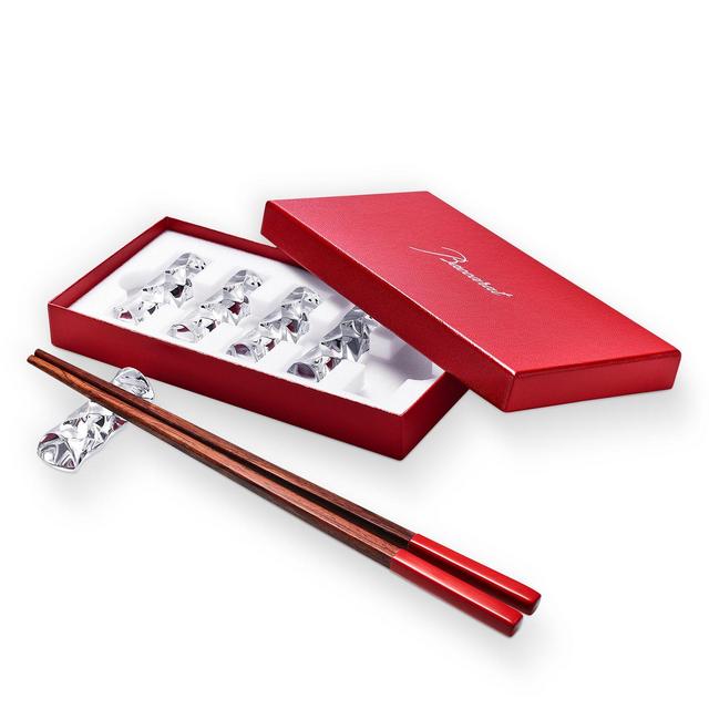 Baccarat Swing Chopstick Stands, Set of 5