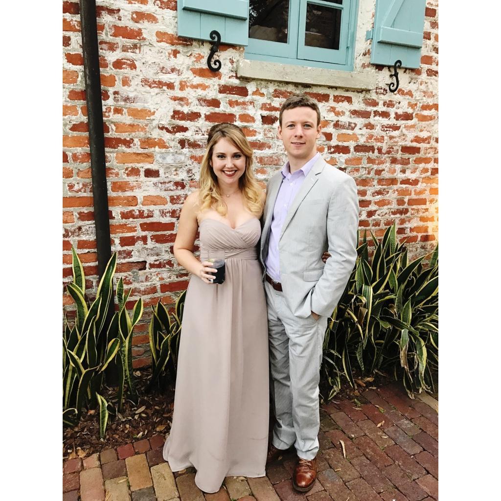 At our friend Laura and Jacob's wedding in Florida