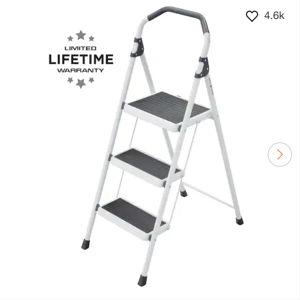 3-Step Steel Lightweight Step Stool Ladder 225 lbs. Load Capacity Type II Duty Rating (9ft. Reach Height)