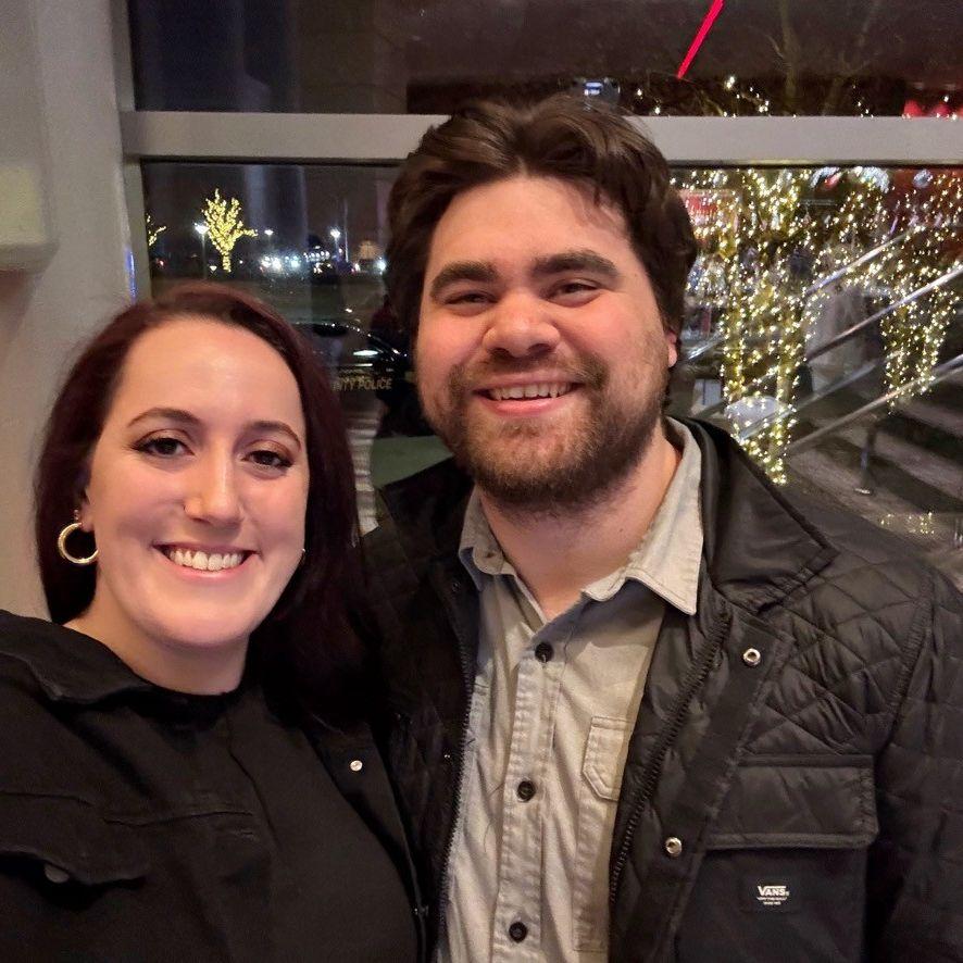 Our first photo together! Seeing the Nutcracker at the Atlanta Symphony Orchestra.