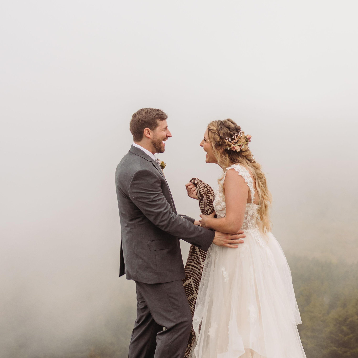 "Oh my gosh! We're freakin' married!"