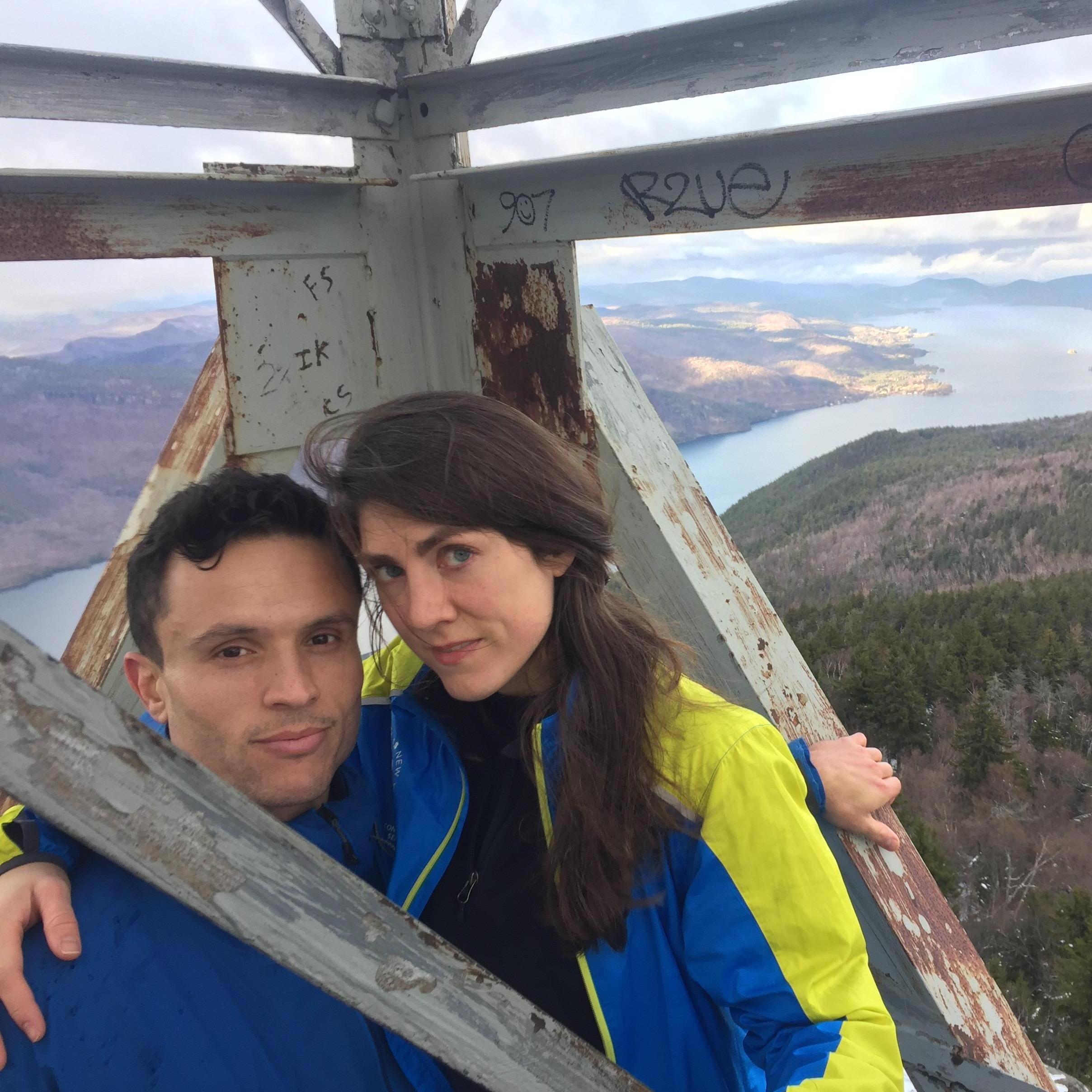 Late fall hike up Black Mountain on Lake George