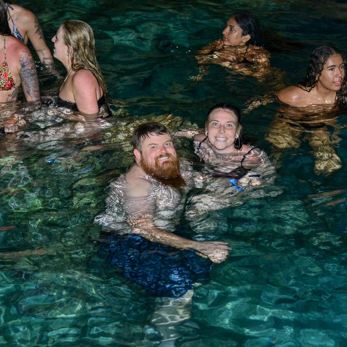 Underwater cave Punta Cana