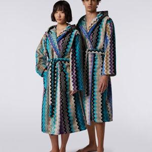 Giacomo Hooded Bathrobe Multicoloured | Missoni