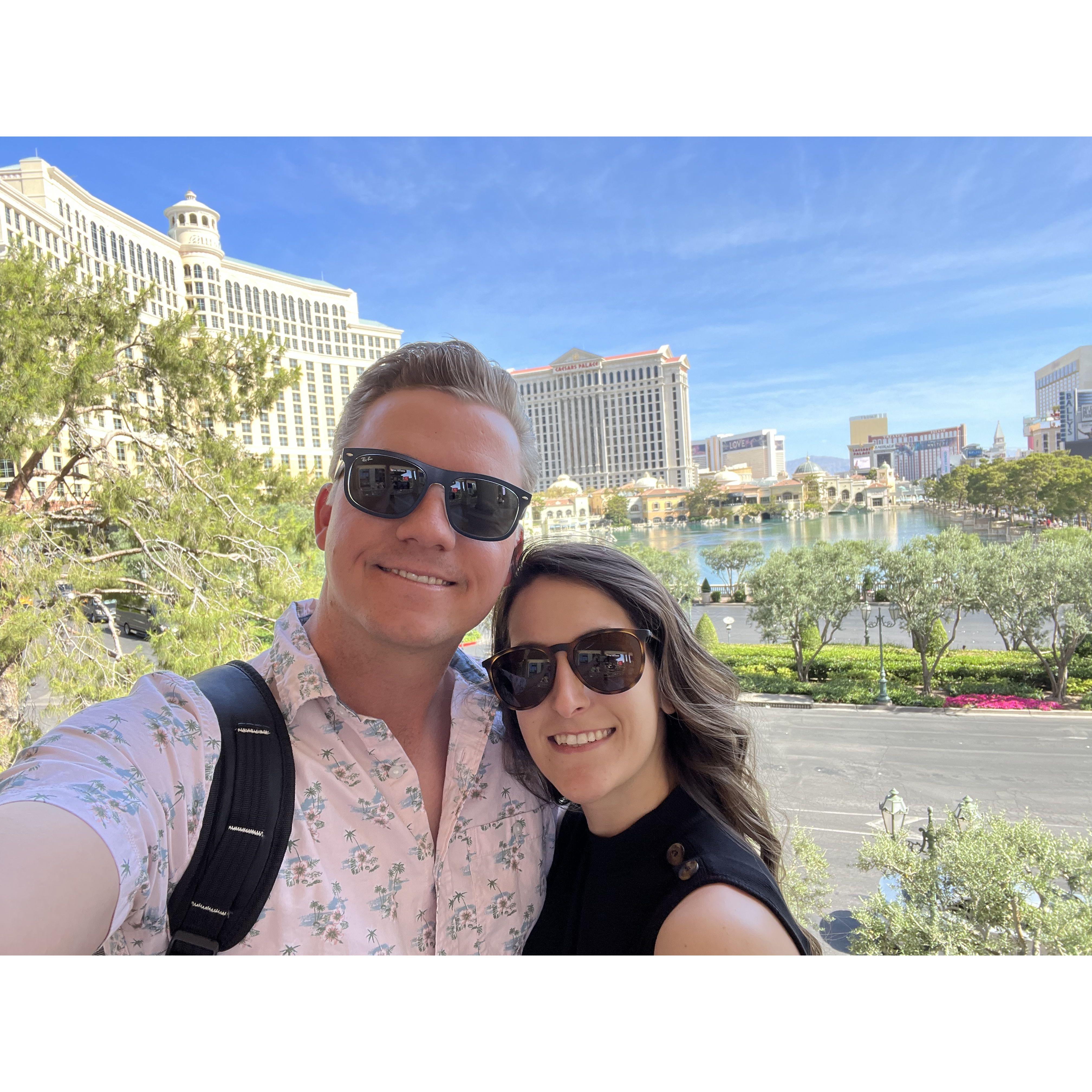 Vegas Baby!! Jess’ first time and Scott’s first time (that year)