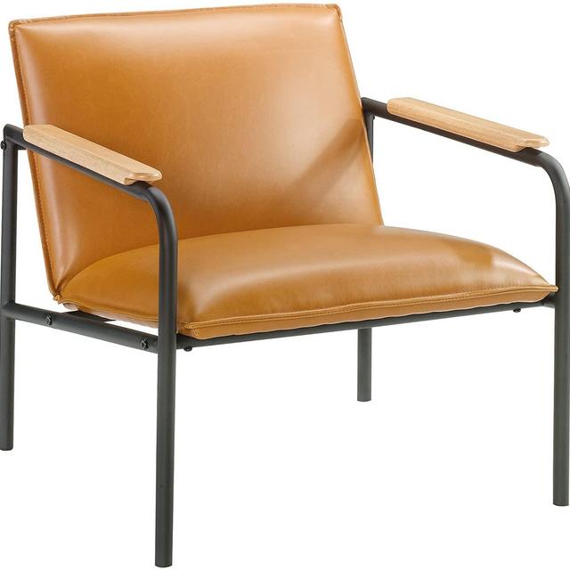 Sauder Boulevard Café Lounge Chair, Camel finish