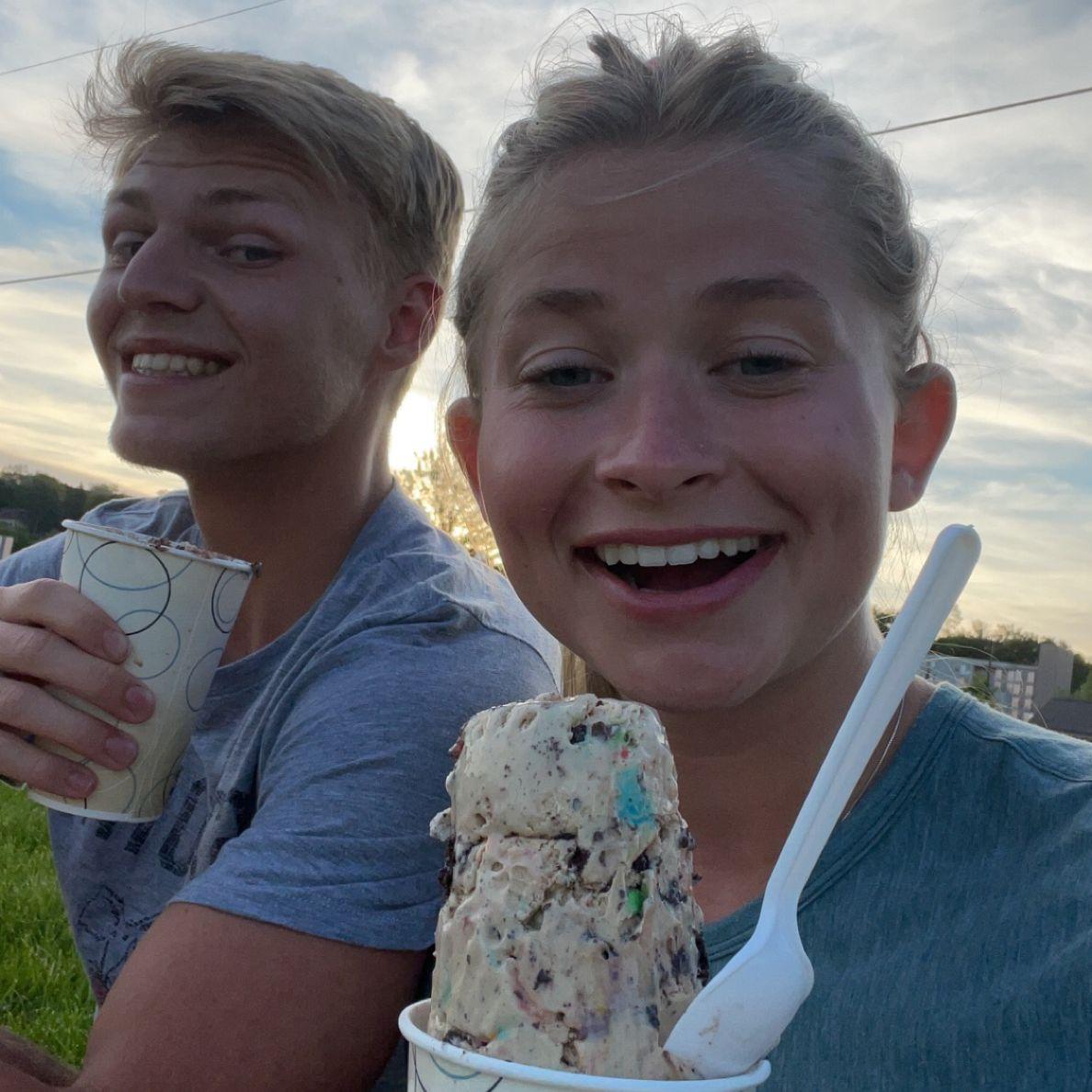LOTS of covid ice cream dates