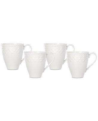Lenox Chelse Muse Fleur Mugs, Set of 4