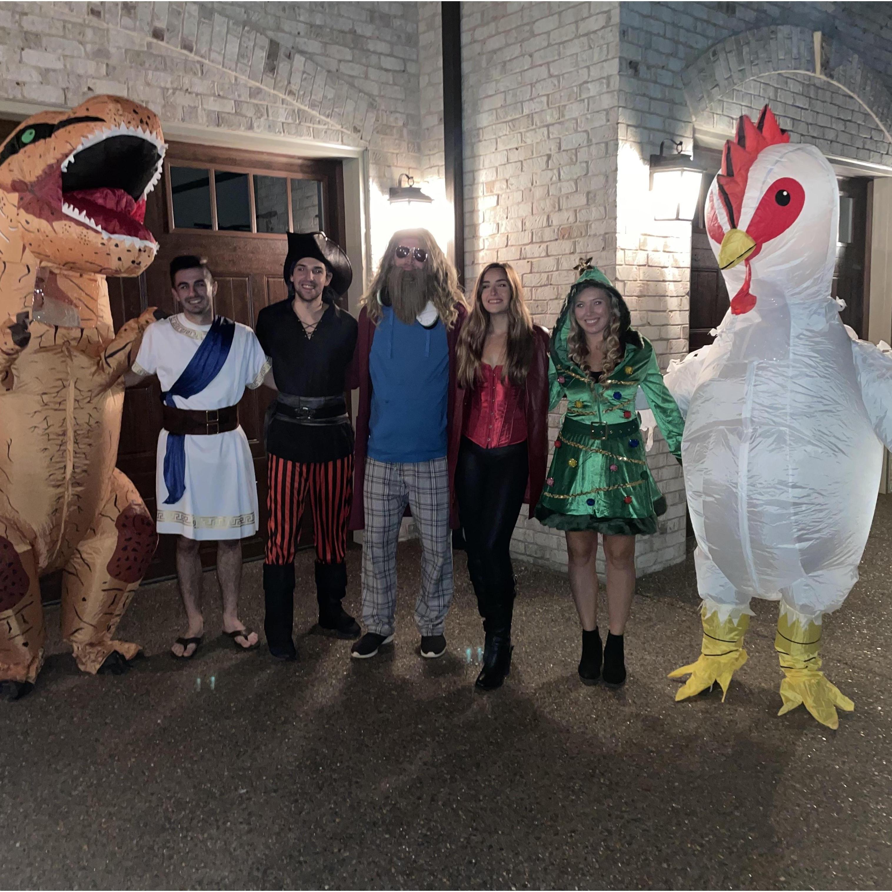 October 22, 2021 - Another Halloween party! My family knows how to dress up for sure.