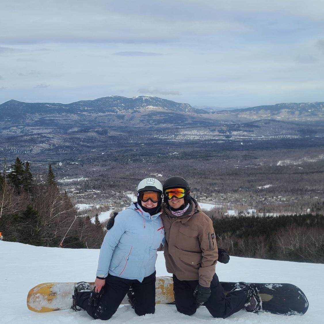 Snowboarding at Sugarloaf