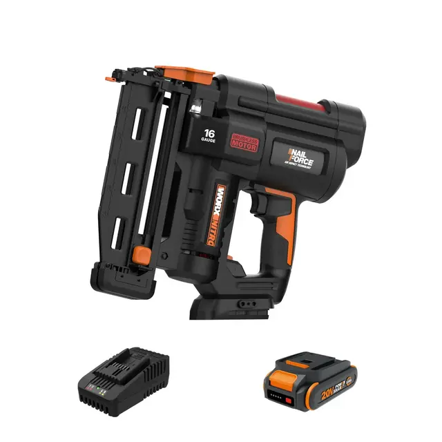 Worx Nitro WX841L 20V 16GA Brushless Finish Nail Gun