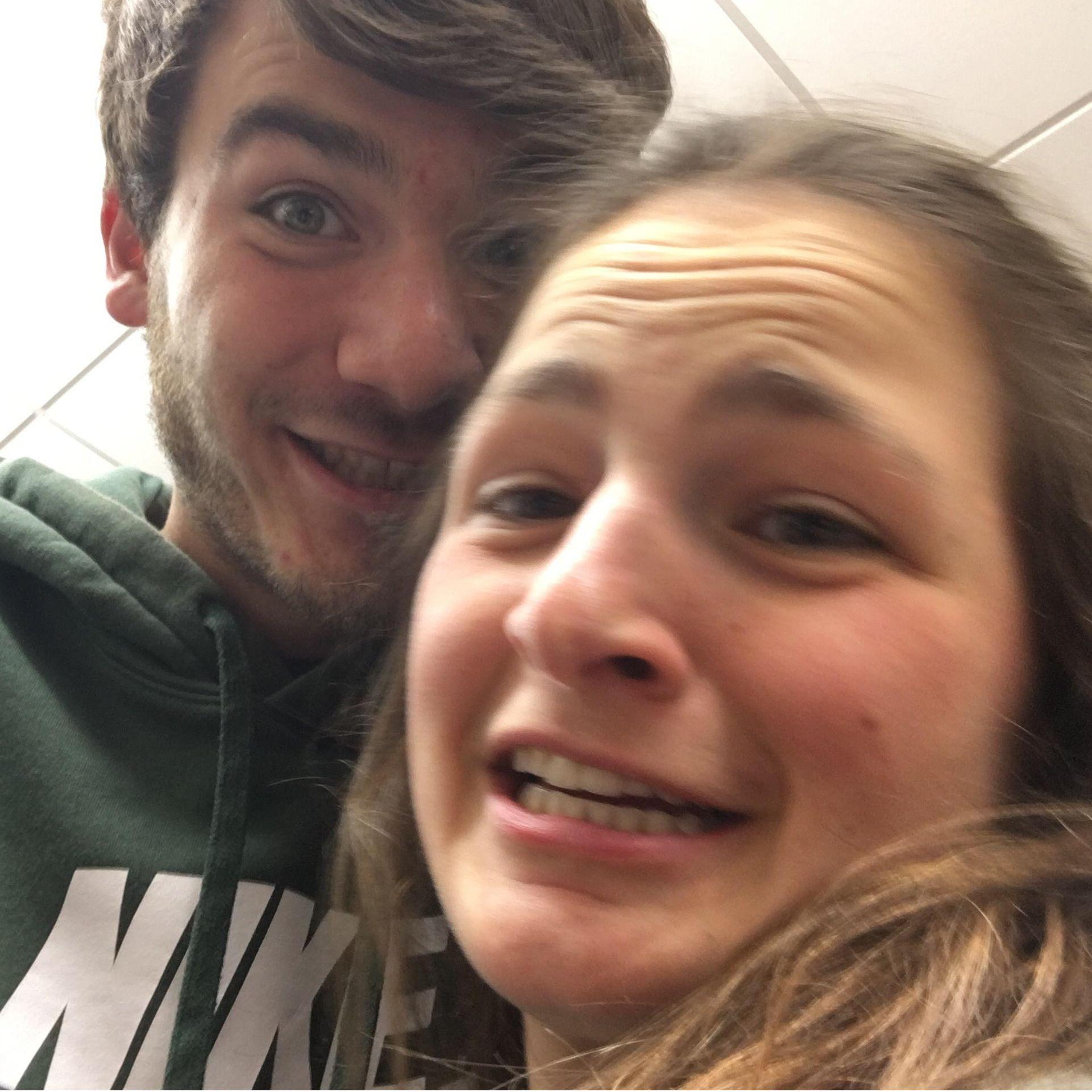 One of many, many crazy pictures of Karsten and Sophie - we'll spare you the rest.