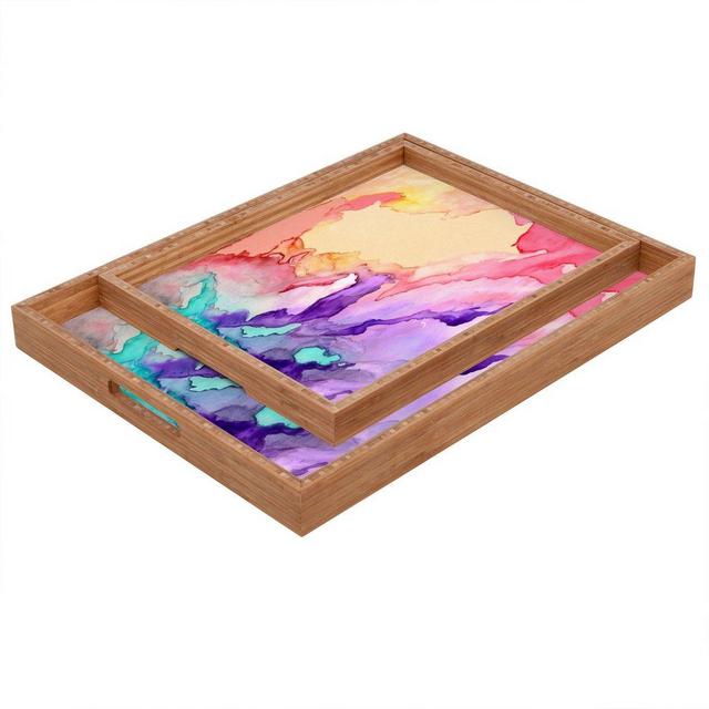 Color My World Rectangular Tray - L