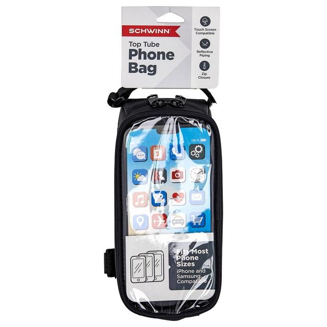 Schwinn Top Tube Bike Phone Bag - Black