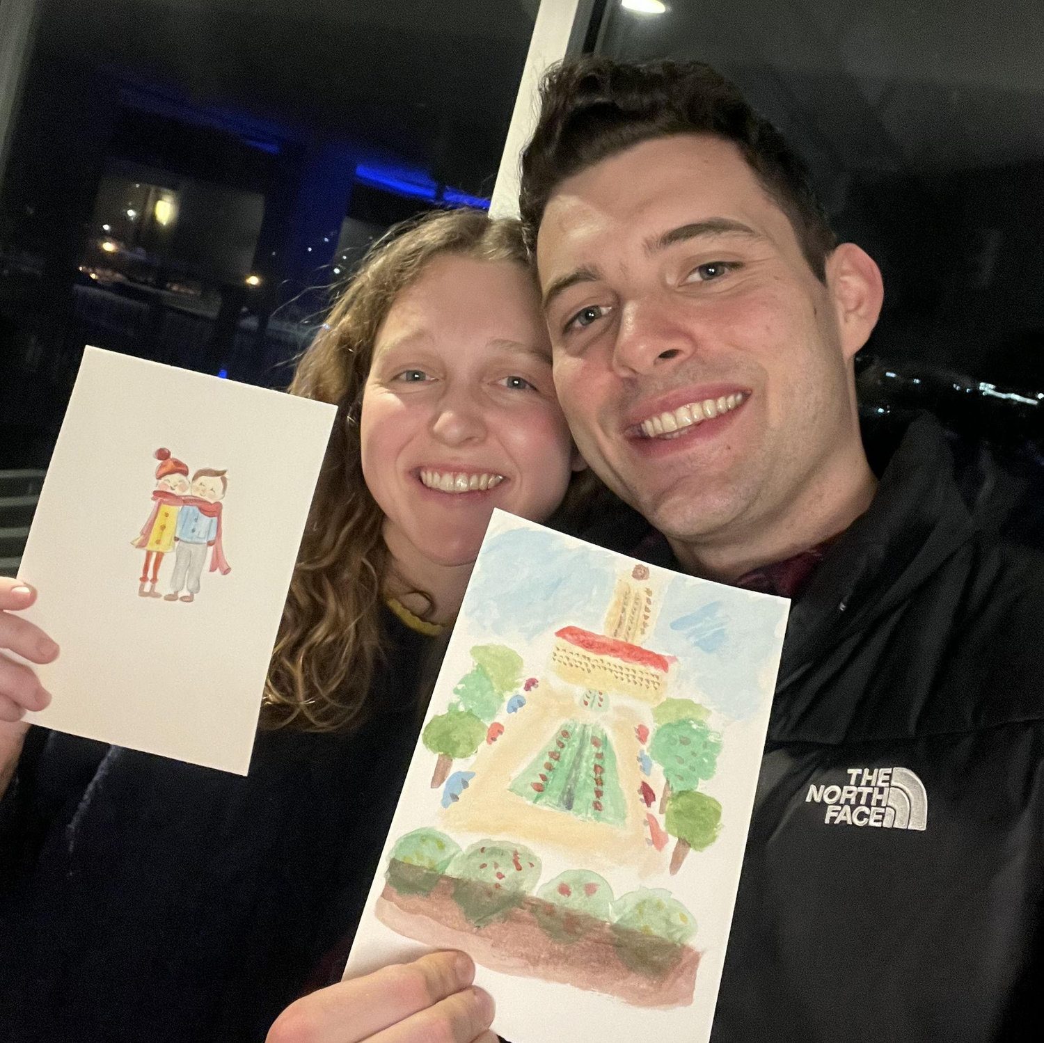 One of us can paint...
