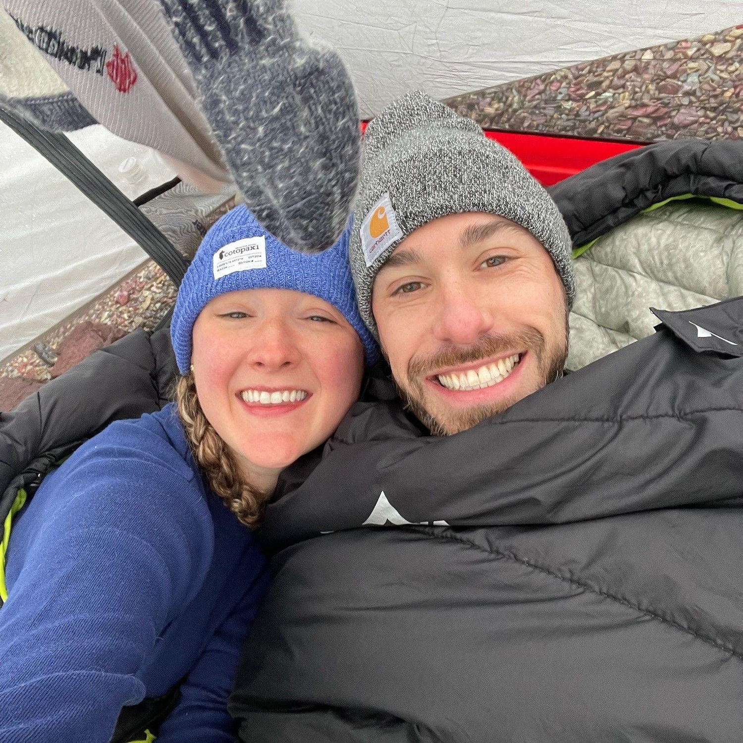 Helen Lake - Glacier National Park. Our first backpacking trip which ended up in us getting stuck in our tent for 36 hours during a freezing rain storm
