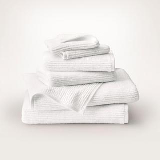 Turkish Ribbed 6-Piece Bath Towel Set